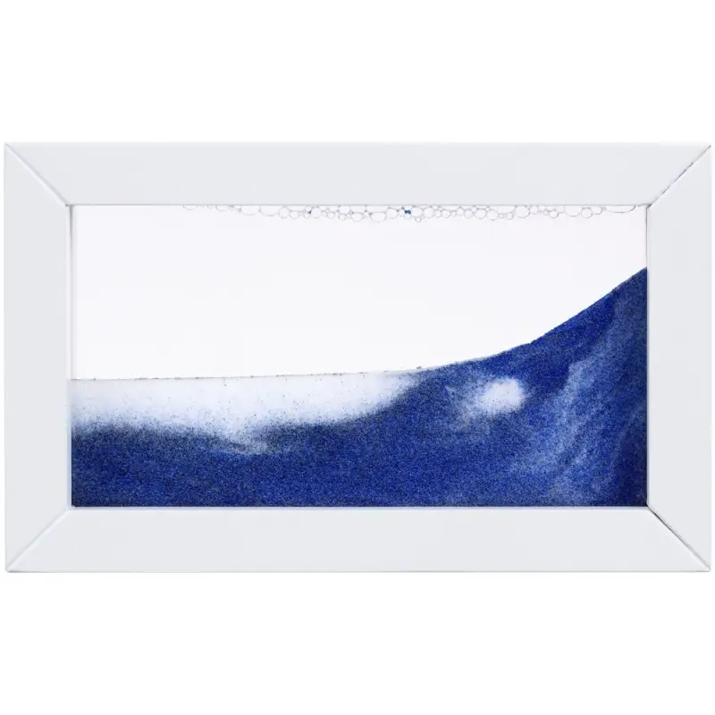 Песочная картина-антистресс Zenscape, белая с синим Песочная картина-антистресс Zenscape, белая с синим