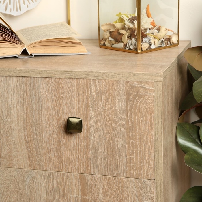 Ручка кнопка РК112AB (MK112AB), бронза, 8 шт TMP