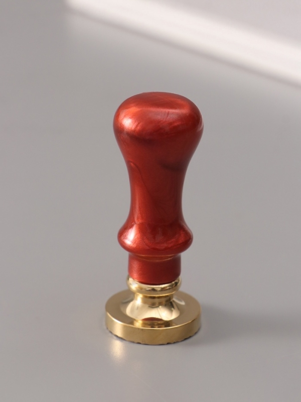 Печать для сургуча с пластиковой ручкой "Цветочная плитка" 6,3х2,5х2,5 см