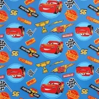 Бумага упаковочная глянцевая &laquo;Машинки&raquo;, 70 &times; 100 см