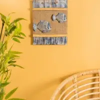 Панно плетёное &laquo;Пара рыбок&raquo;, 25&times;4&times;55 см