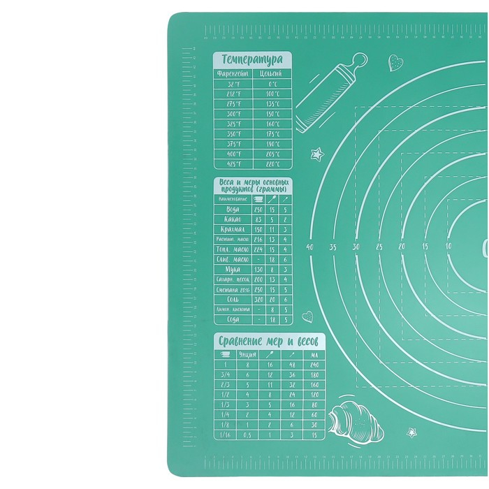 Силиконовый коврик для выпечки &laquo;Своими руками&raquo;, 70 х 50 см