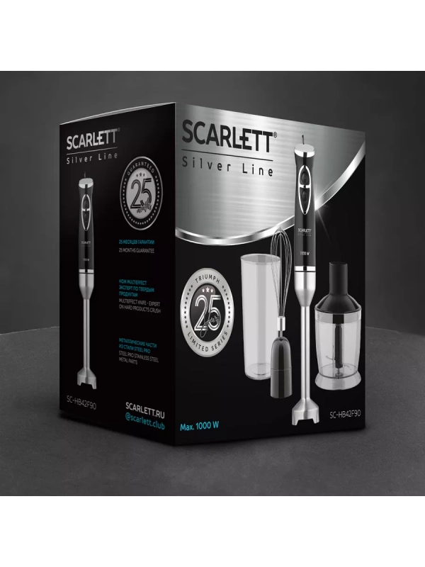 Погружной мощный блендер с насадками 1000 Вт, SC-HB42F90