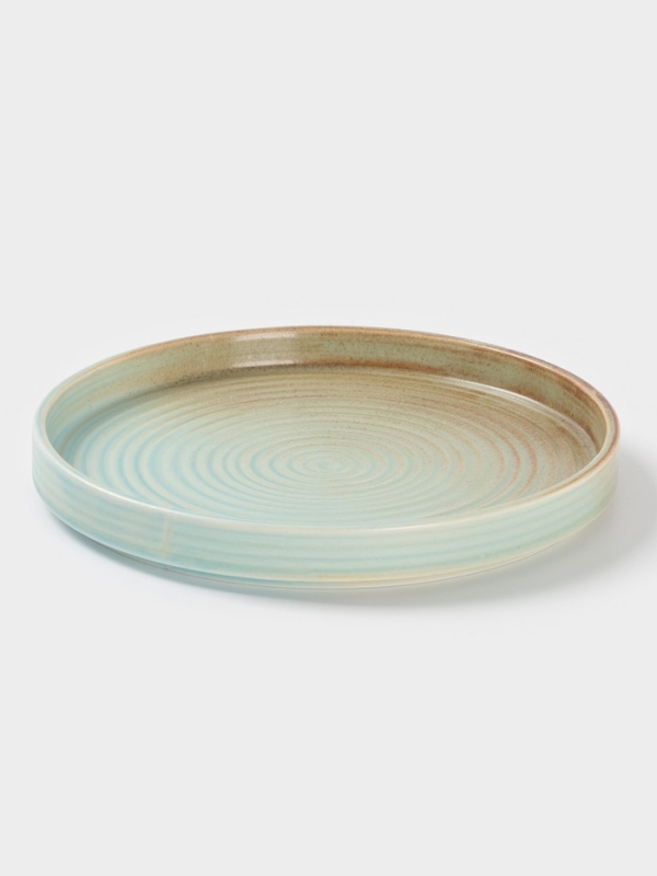 Тарелка десертная "Sand Ripples" Magistro 20см, 20,5х2,5 цвет желтый, голубой, коричневый