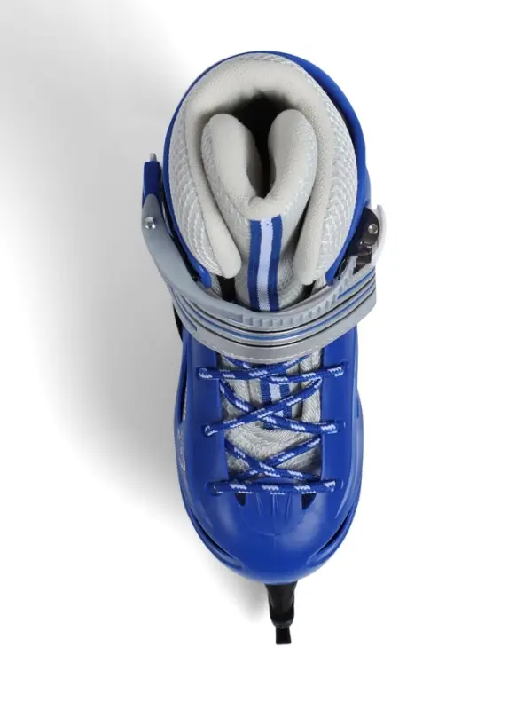 Коньки детские раздвижные BlackAqua, р. 26-29, для фитнеса, синие