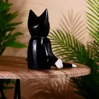 Сувенир "Кот" висячие лапки, дерево 25 см