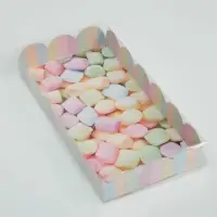 Коробка для печенья, кондитерская упаковка с пластиковой крышкой, You make me happy, 21 х 10.5 х 3 см