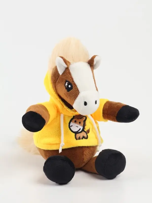 Мягкая игрушка "Лошадь в худи", 18 см