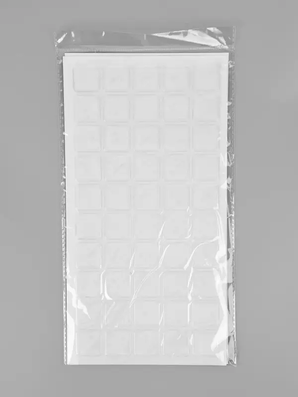 Стикеры эпоксидные прозрачные заготовки 3D 100 шт 3 х 3 см