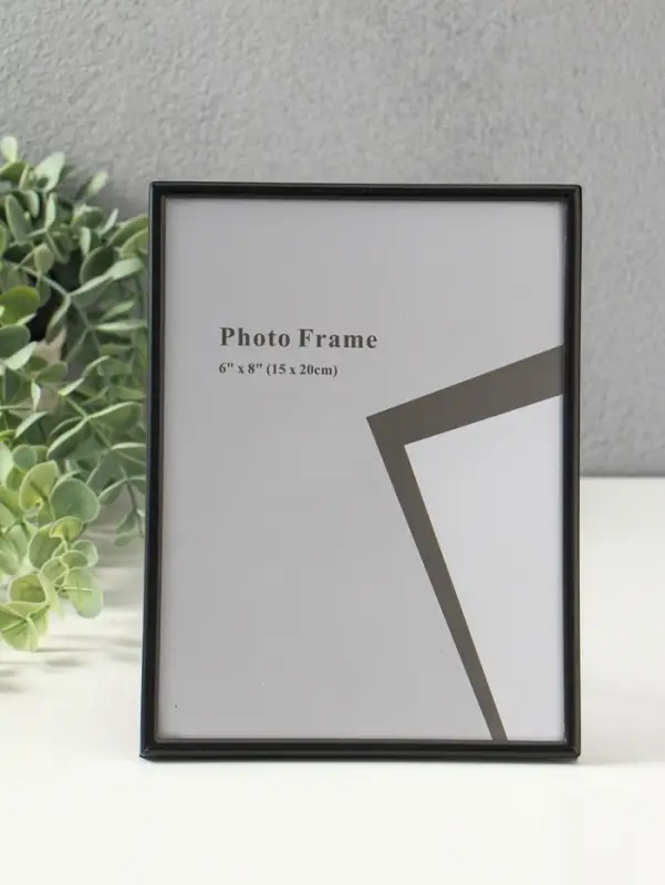 Фоторамка металл на 1 фото 15х20 см "Классик" чёрная 1,5х15,8х20,8 см