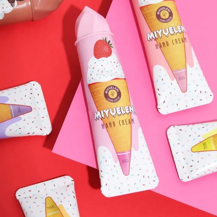 Крем для рук &laquo;Клубника с мороженым&raquo; увлажняющий, 30 мл