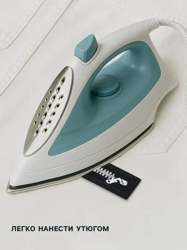 Термоаппликация &laquo;Молния&raquo;, 6&times;2.1 см, чёрная, белая