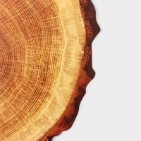 Салфетка сервировочная на стол &laquo;Спил&raquo;, 38&times;39 см, цвет бежевый