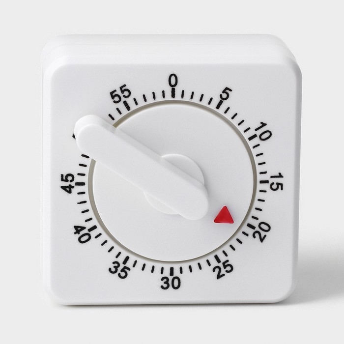 Таймер механический Доляна &laquo;Белый&raquo;, 7&times;5 см