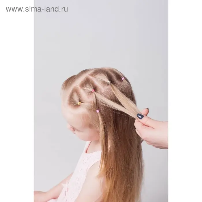 Резинки для афрокосичек (набор 80 шт+-5шт)