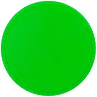 Лейбл из ПВХ Dzeta Round, L, зеленый неон