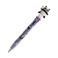 Ручка шариковая автоматическая "Панда", 6-ти цветная