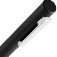 Ручка шариковая Inkolor, черная с белым