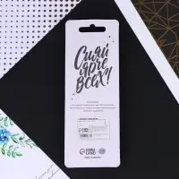 Свеча для торта, цифра &laquo;7&raquo;, синяя, 4 х 13 см