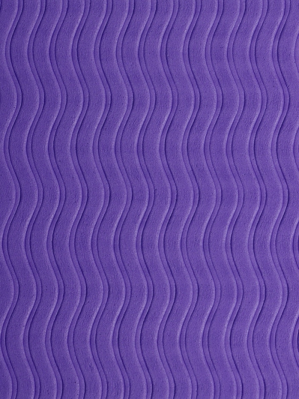 Коврик для фитнеса и йоги ONLYTOP, 183x61x 0,8 см, цвет фиолетовый/темно-фиолетовый