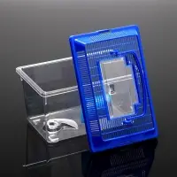 Переноска прямоугольная, 21,3 х 14 х 14,5 см, синий