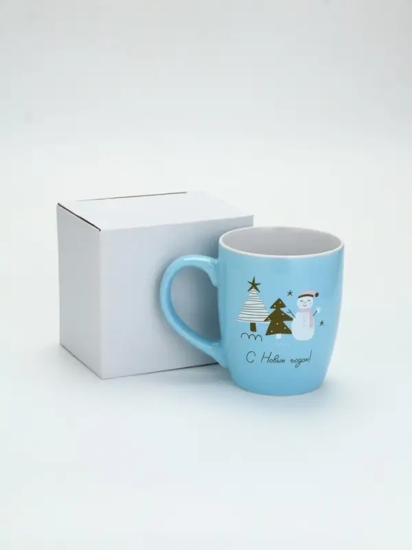 Кружка керамическая новогодняя &laquo;С новым годом!&raquo;, 690 мл