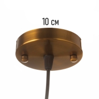 Светильник Paula 1х40Вт Е27 медь 20х20х25см