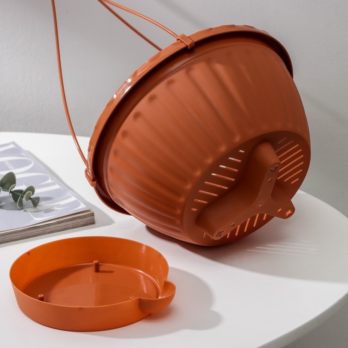 Кашпо для цветов подвесное &laquo;Мирабель&raquo;, 2,5 л, цвет коричневый