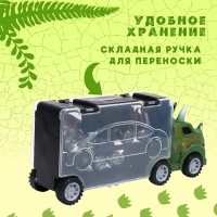 Грузовик &laquo;Динозавр&raquo;, с 3 машинами