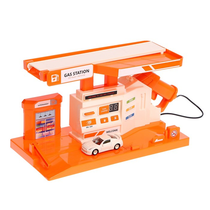 Парковка &laquo;Заправочная станция&raquo;, с дисплеем, свет и звук