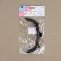 Фермуар пришивной, 16 &times; 7,5 см, цвет чёрный/антик