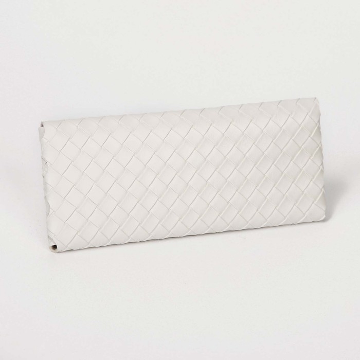 Чехол для очков на ремешке, длина 16,8 см, цвет белый