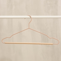 Плечики - вешалка для одежды LaDо́m Laconique, 41,5&times;22,5&times;1 см, цвет розовый