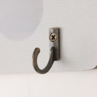 Крючки декоративные дерево "Абстракция. Цветок в вазе" 1,5х23,5х12,5 см