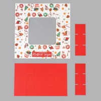 Коробка под 9 конфет &laquo;Сладкого Нового года&raquo;, 14.7 х 14.7 х 3.5 см, Новый год