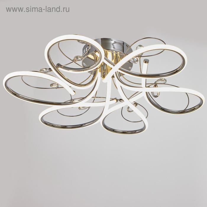 Светильник c ПДУ 69539/1 LED 102Вт диммер хром 71х71х17 см BayerLux