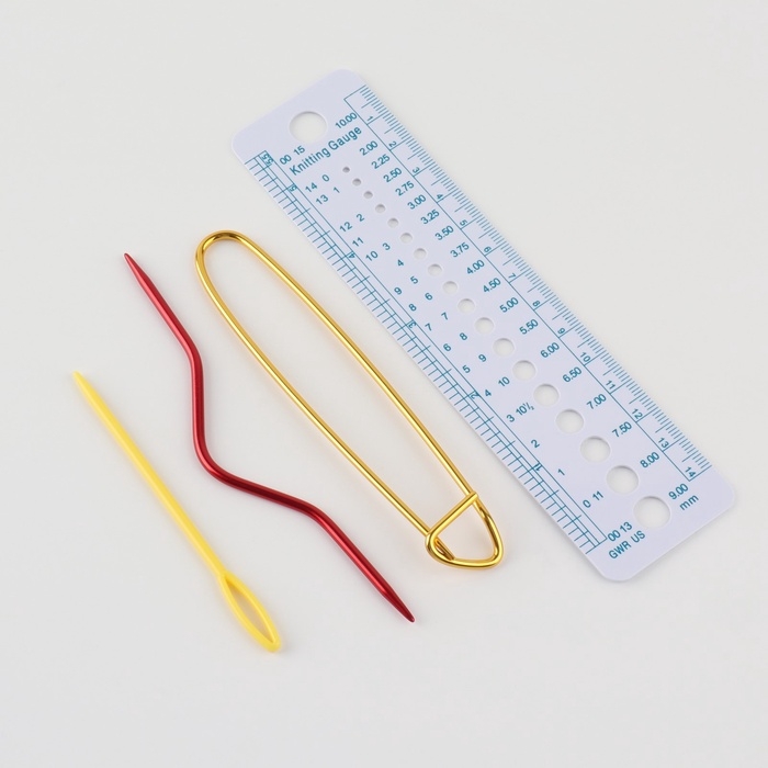 Набор для вязания, 31 предмет, цвет разноцветный