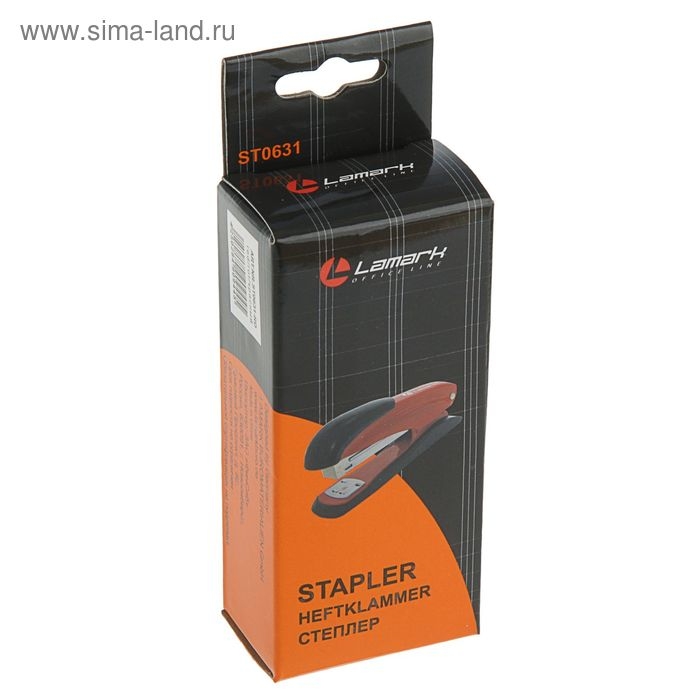 Степлер № 24-26/6 Lamark Ulrich, красный, до 20 листов