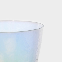 Набор бокалов для вина стеклянный Magistro &laquo;Жемчуг&raquo;, 400 мл, 9,5&times;23,5 см, 2 шт, цвет перламутровый