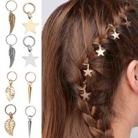 Пирсинг для волос &laquo;Клин&raquo;, 4,1 &times; 1,3 см, 10 шт, цвет серебристый