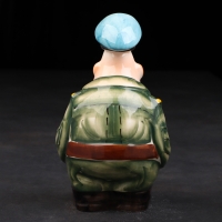 Набор фарфоровый: штоф &laquo;Дембель ВДВ&raquo;, 0.5 л + 3 рюмки, гильза