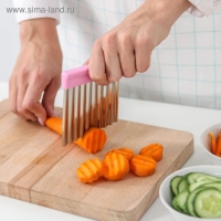 Нож для фигурной резки Доляна &laquo;Гребень&raquo;, 10&times;9 см, цвет МИКС