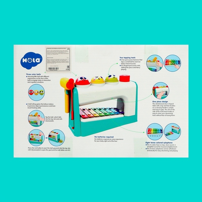 Развивающая игрушка &laquo;Стучалка с металлофоном&raquo;