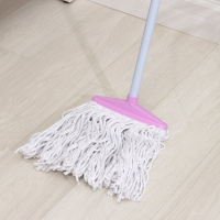 Швабра для мытья пола Доляна &laquo;Веревочная плоская&raquo;, насадка 23 см, металлическая ручка 118 см, цвет МИКС
