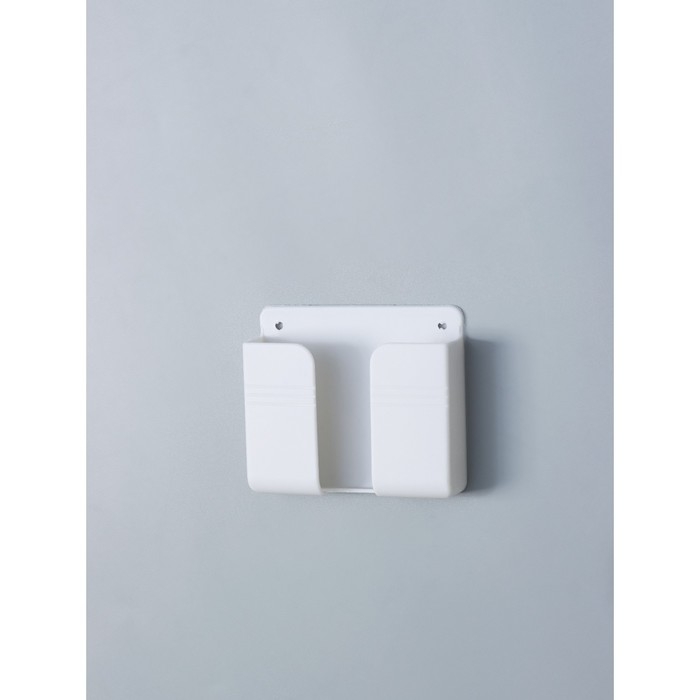 Настенный держатель для телефона, 10&times;8,7&times;2,8 см, цвет белый