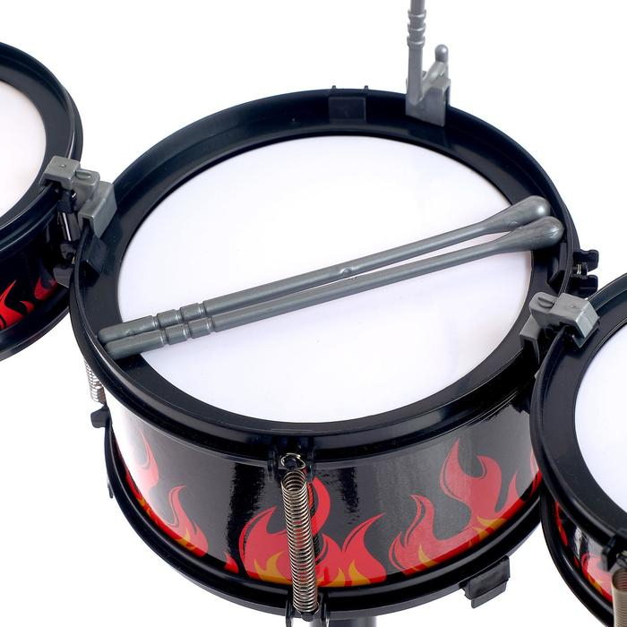 Барабанная установка &laquo;Пламя&raquo;, со стульчиком