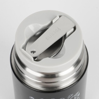 Термос для еды, для чая "Мастер К. Приятного аппетита", 550 мл, сохраняет тепло 12 ч, 17 х 11 см 692