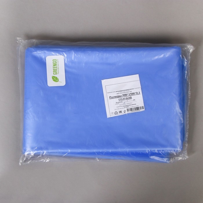 Мешок, вкладыш в бочку, 200 литров, 90 &times; 150 см, 100 мкм, обработка от цветения воды, Greengo