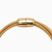 Набор 2 пред-та: колье, браслет "Бусина на нитях", цвет золото