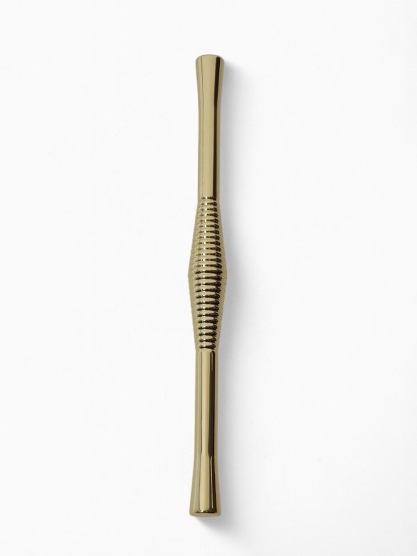 Ручка-скоба CAPPIO Лабиринт, цинк, м/о 128 мм, цвет золото